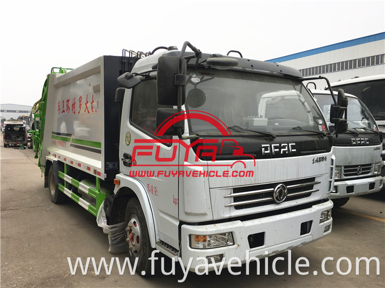 Dongfeng 4x2 Capacity 5t 6t Compress Garbage Truck Refuse Compactor Truck 2